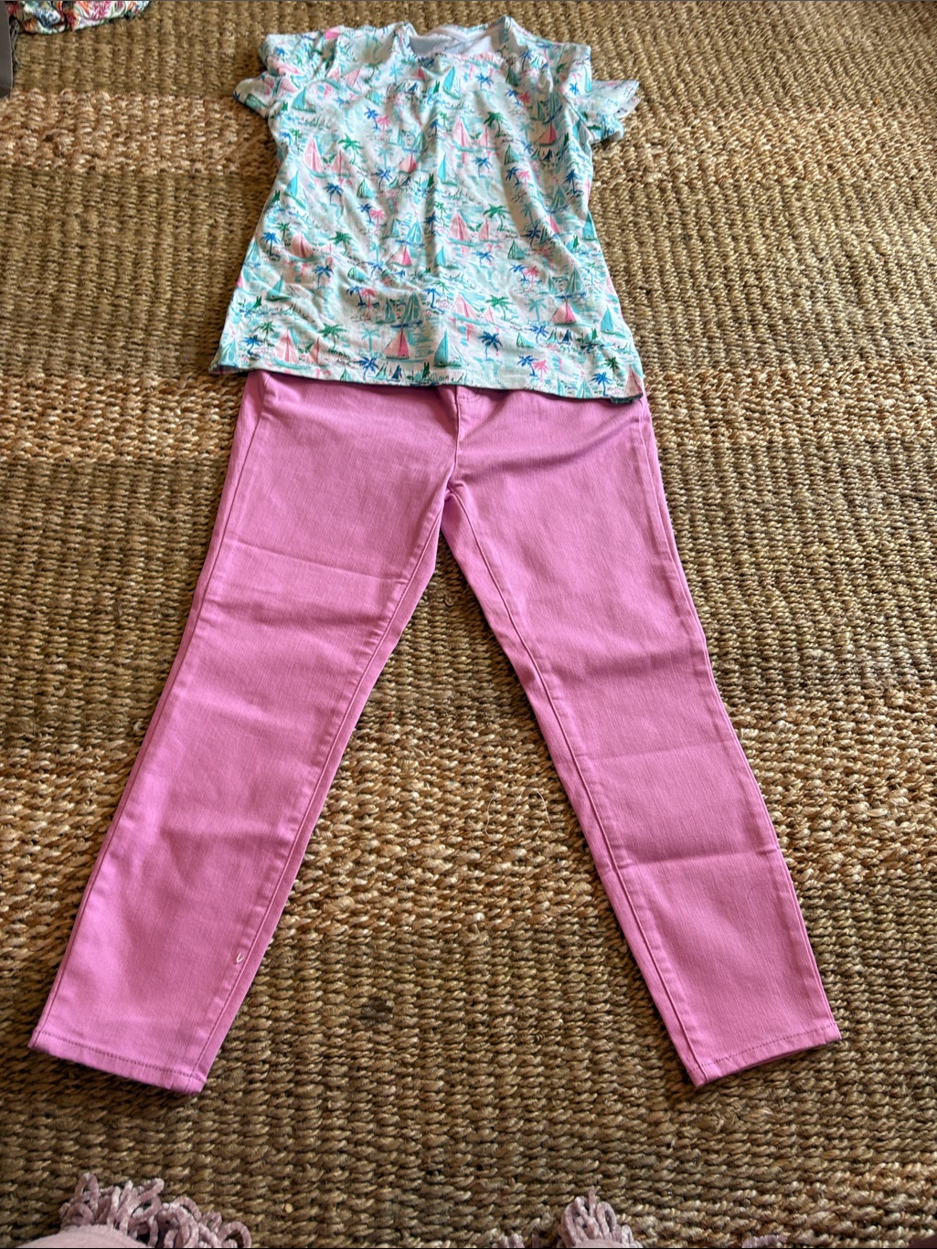 Talbots Pink Girls' Stretch Leggings